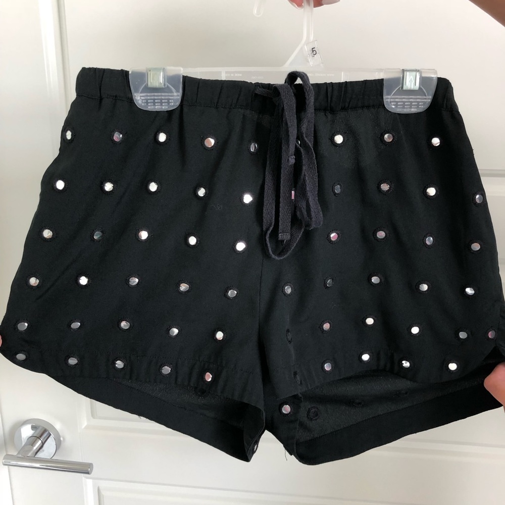 Super fun and easy mirrored shorts.